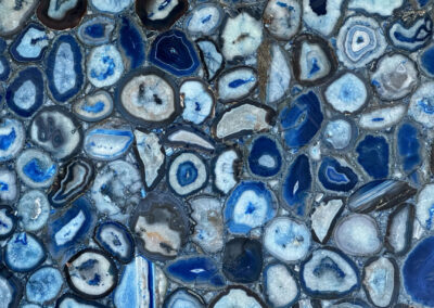Gemstone Composite Slab - Blue Agate