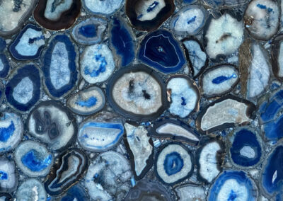 Gemstone Composite Slab - Blue Agate